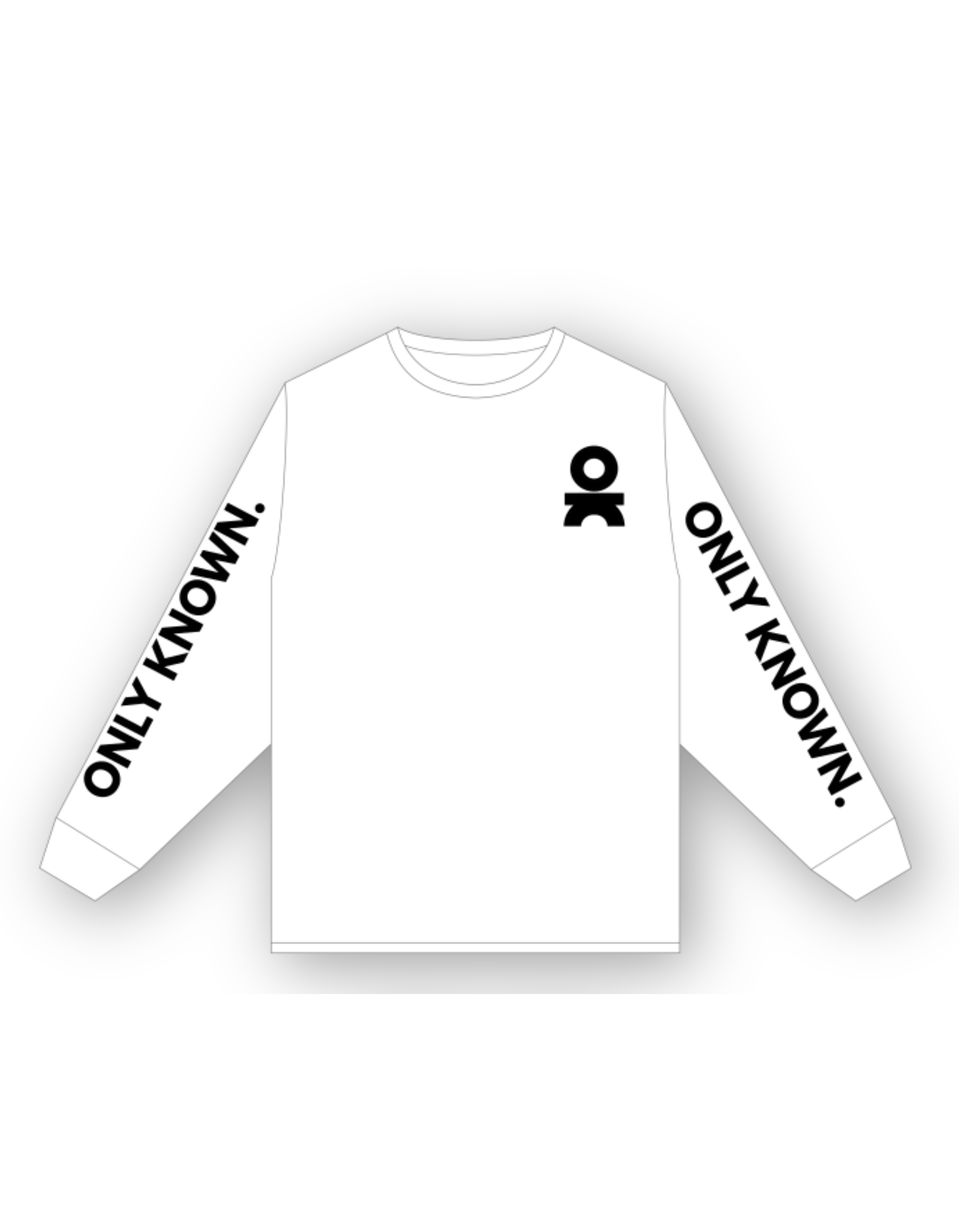 BIG LOGO LONGSLEEVE WHITE