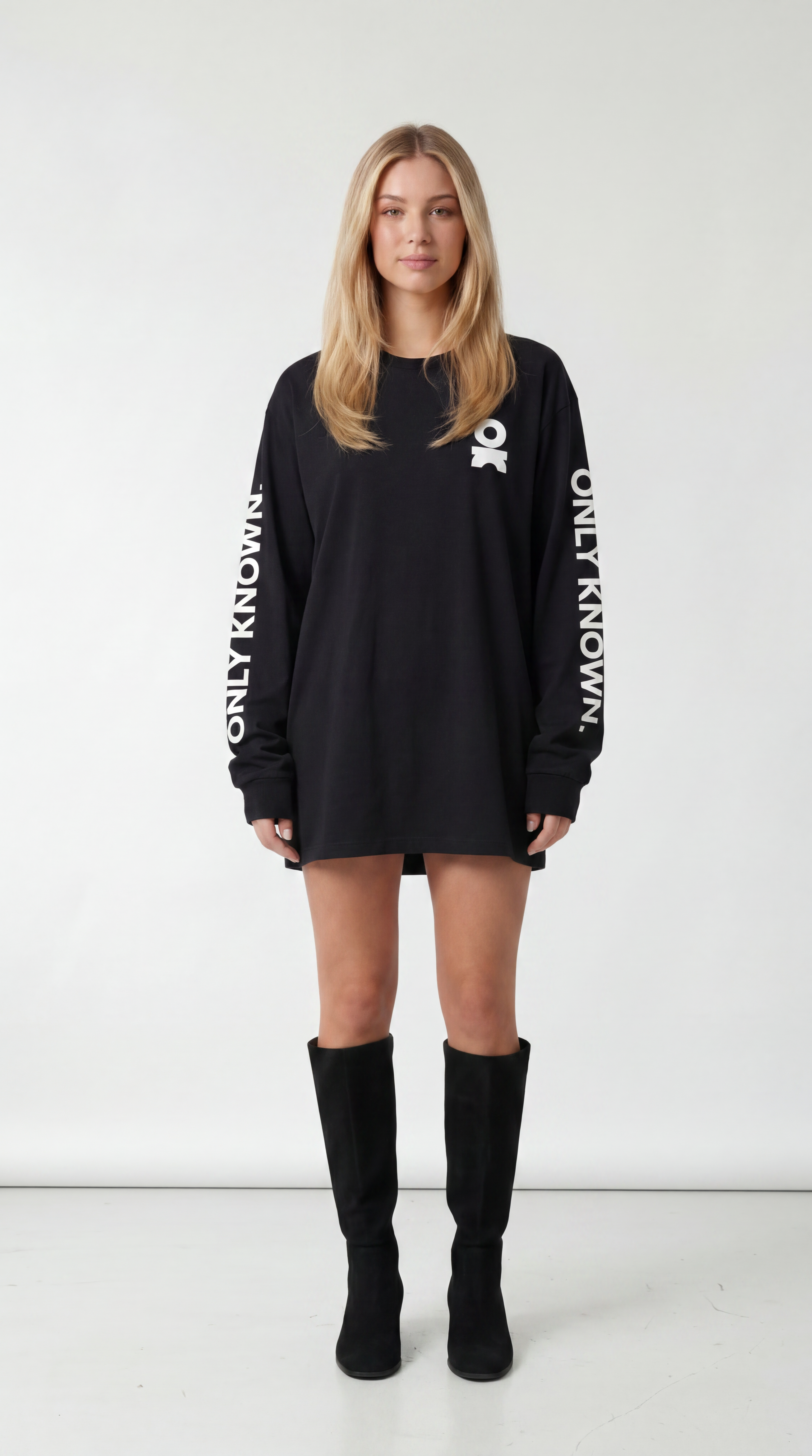 BIG LOGO LONGSLEEVE BLACK